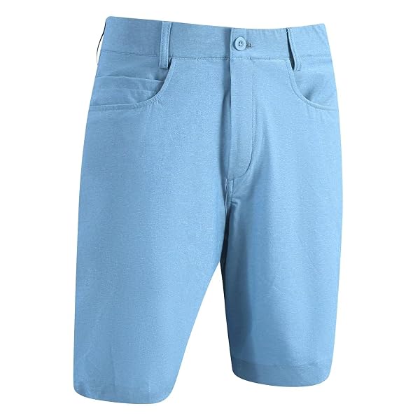 Men's Golf Shorts Quick Dry 10'' Inseam Casual Stretch Waist Flat Front Flex Hybrid Mens Shorts