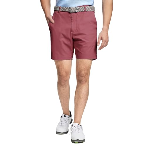 M MAELREG Golf Shorts Men 7 inch 9 inch Quick Dry Stretch Waist Moisture Wicking Water-Repellent Flat Front Flex Mens Shorts