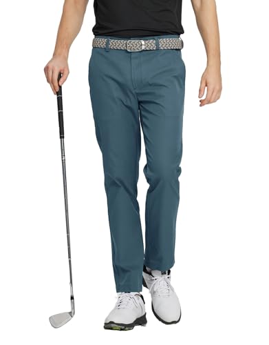 M MAELREG Golf Pants Men Quick Dry - 30"/32"/34" Stretch Lightweight 5 Pockets Water-Resistant Casual Mens Dress Pants