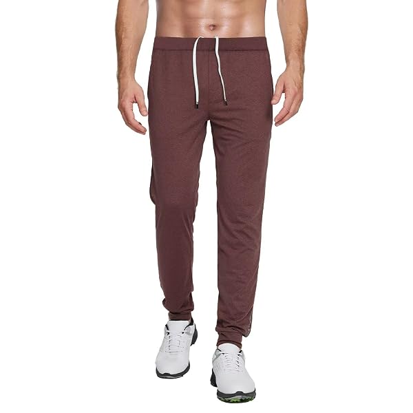 M MAELREG Mens Sweatpants with Zipper Pockets Moisture Wicking Workout Training Running Golf Athletic Track Pants Mens Jogger