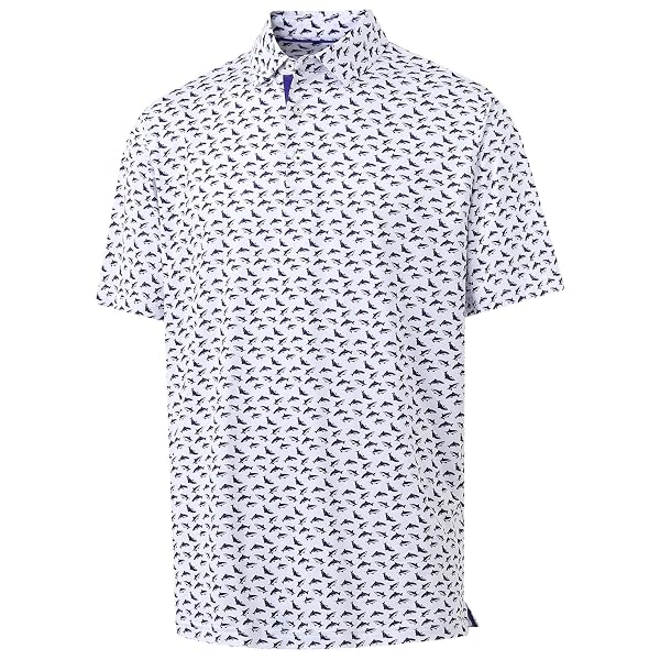 M MAELREG Boys Polo Shirt Short Sleeve Performance Dry Fit Stretch Funny Print Active Casual Collared Golf Shirts for Boy