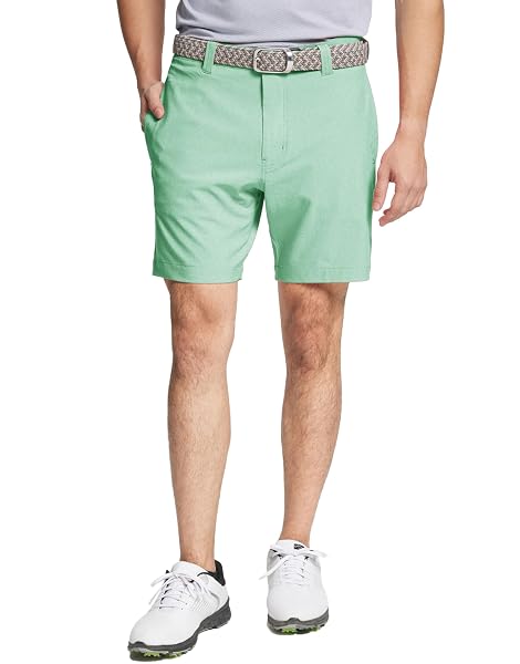 M MAELREG Golf Shorts Men 7 inch 9 inch Lightweight Dry fit Stretch Flat Front Casual Sport Heather Hybrid Flex Mens Shorts