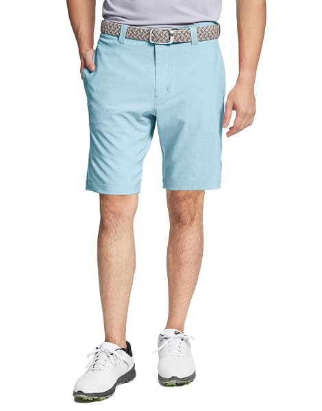 M MAELREG Golf Shorts Men 7 inch 9 inch Lightweight Dry fit Stretch Flat Front Casual Sport Heather Hybrid Flex Mens Shorts