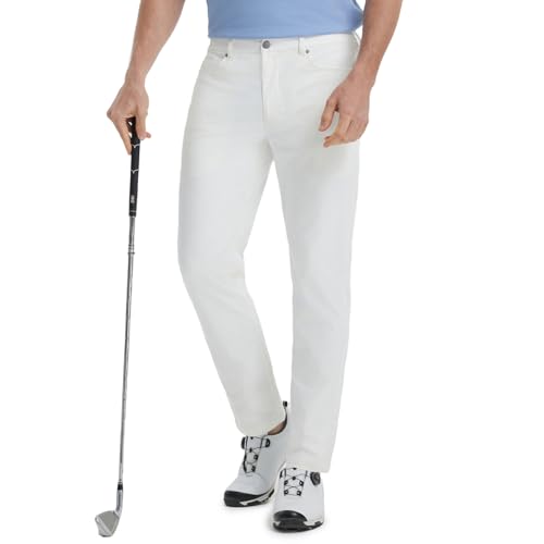 M MAELREG Golf Pants for Men Lightweight Moisture Wicking Business - 30"/32"/34" Stretch Flat Front Casual Dress Pant for Men
