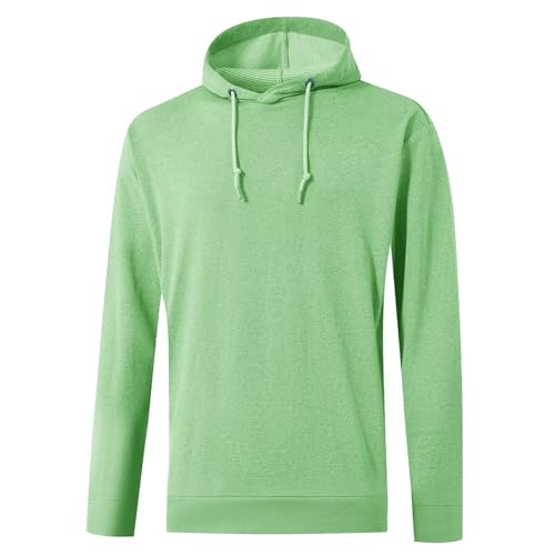 M MAELREG Mens Hoodies Pullover Performance Lightweight Hoodies For Men With 2 Pocket Dry Fit Wicking Stretch Golf Sweatshirt