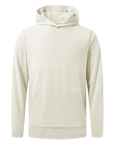 M MAELREG Mens Hoodies Pullover Lightweight Moisture Wicking Dry Fit Casual Athletic Hooded Sweatshirts with Kangaroo Pocket