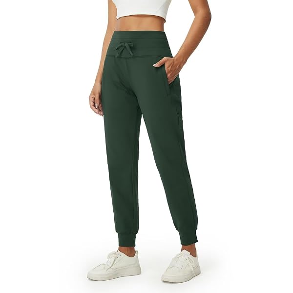 M MAELREG Womens Sweatpants Fleece with Pockets, Drawstring Golf Joggers