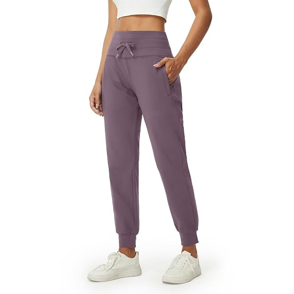 M MAELREG Womens Sweatpants Fleece with Pockets, Drawstring Golf Joggers