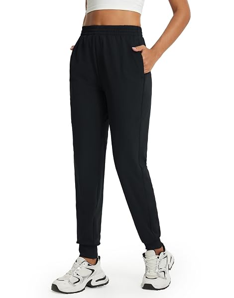 M MAELREG Joggers for Women Sweatpants with Deep Pockets, Stretchy Yoga Pants for Womens Golf, Casual, Athletic, Work, Travel