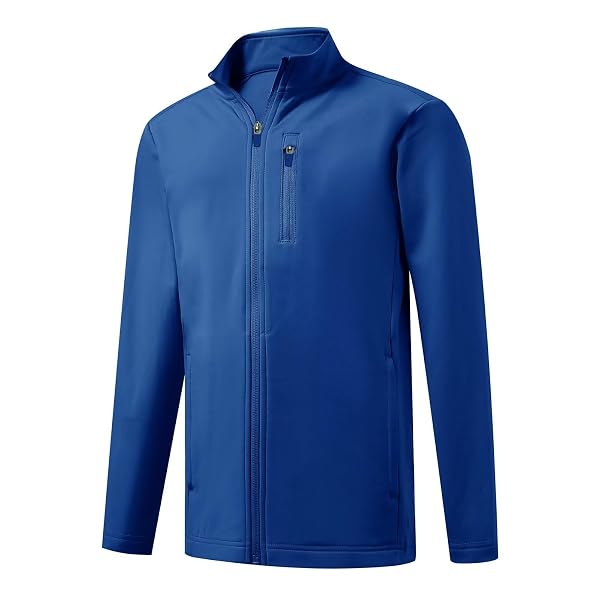 M MAELREG Full Zip Fleece Lined Jacket for Kids Lightweight Water Resistant Coat Boys Winter Long Sleeve Jackets with Pockets