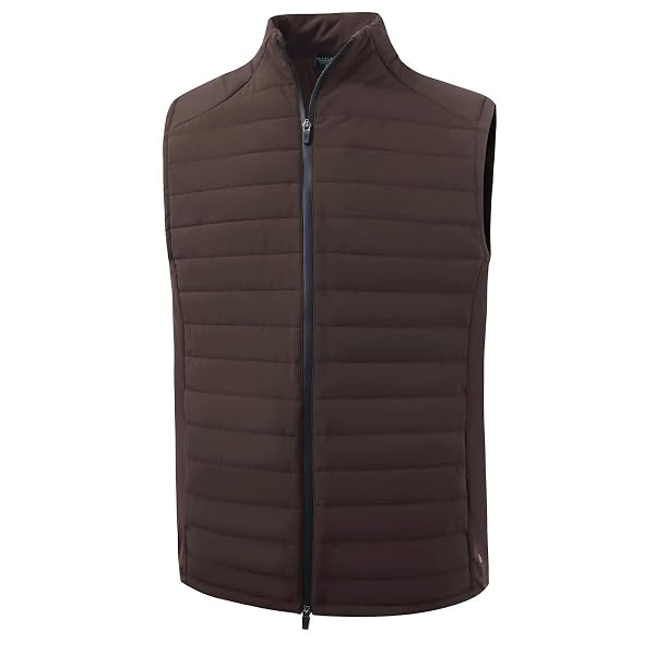 M MAELREG Mens Lightweight Puffer Vest Water-Resistant Winter Outerwear Full Zip Sleeveless Jacket for Outdoor Golf
