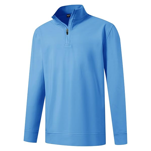 M MAELREG Boys Long Sleeve Quarter Zip Pullover Fleece Warmth Mock Neck Solid Youth Sweatshirt Winter Clothes for Kids