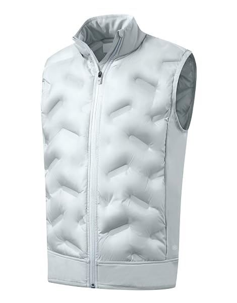 Boys Puffer Full Zip Vest Lightweight Kids Sleeveless Jacket with Pockets