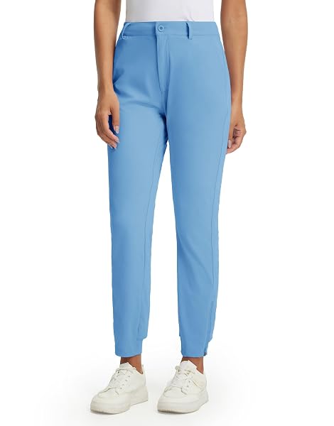 M MAELREG Women's Golf Pants Lightweight Quick Dry Ankle Zip Track Pants