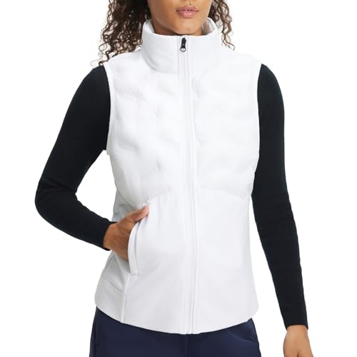 M MAELREG Women's Quilted Vest Lightweight Sleeveless Puffer Gilet（XS-2XL）