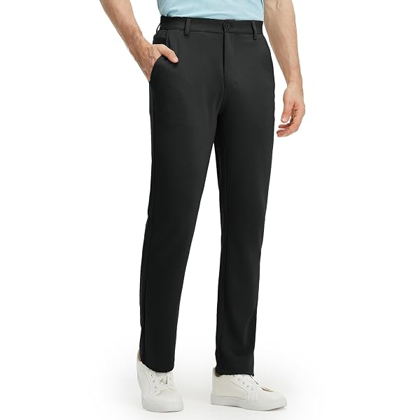 M MAELREG Golf Pants Men Stretch Dress Casual Business Pants with Pockets
