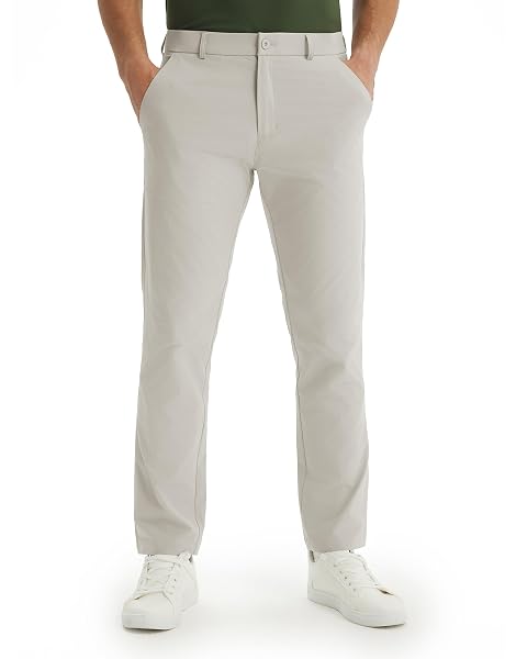 Men's Golf Pants 30"/32"/34" Inseam Golf Pants Men Stretch with 5 Pockets