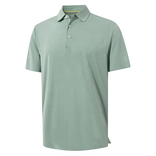 M MAELREG Men‘s Golf Shirts Short Sleeve Ultra-Light Soft Performance Quick Dry Athletic with UPF 30+ Polo Shirts for Men