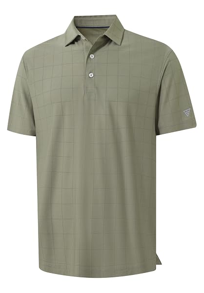 M MAELREG Men's Golf Shirts Short Sleeve Lightweight Performance Moisture Wicking Dry Fit Casual UPF 30+ Polo Shirts for Men