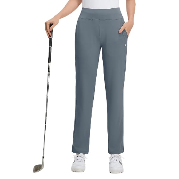 M MAELREG Women's Golf Pants High Waisted Travel Pants for Women on Plane