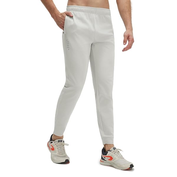 M MAELREG Golf Joggers for Men with Zipper Pockets Stretch Moisture Wicking Running Lightweight Athletic Mens Sweatpants