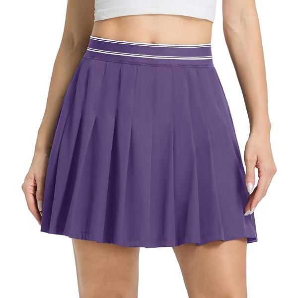 M MAELREG Golf Skirts for Women High Waisted Quick Dry Moisture-Wicking Pleated Athletic Tennis Skirts with Pockets Workout