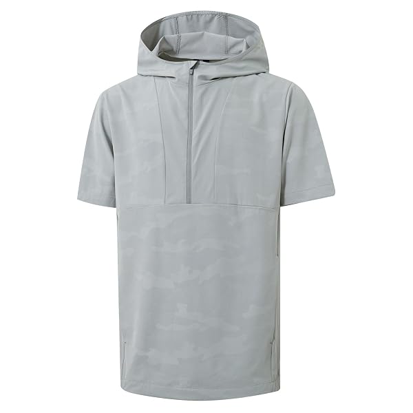 M MAELREG Mens Short Sleeve Half Zip Hoodies Lightweight Golf Jacket