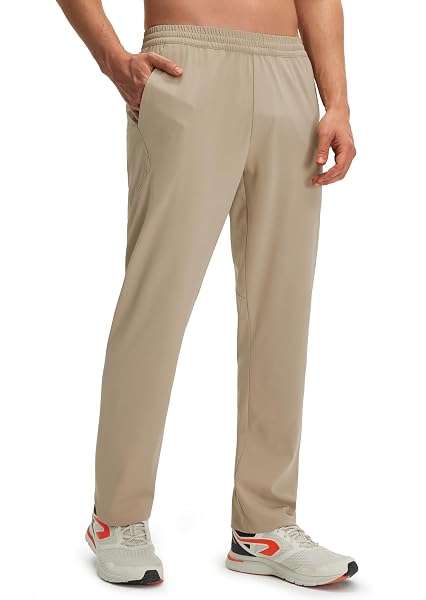 M MAELREG Men's Sweatpants with 3 Pockets Stretch Tapered Athletic Joggers