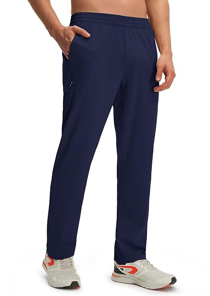M MAELREG Men's Sweatpants with 3 Pockets Stretch Tapered Athletic Joggers