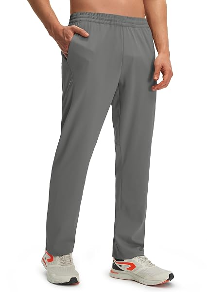 M MAELREG Men's Sweatpants with 3 Pockets Stretch Tapered Athletic Joggers