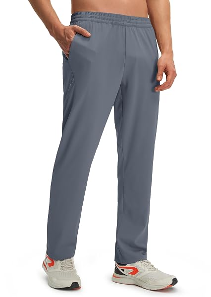 M MAELREG Men's Sweatpants with 3 Pockets Stretch Tapered Athletic Joggers