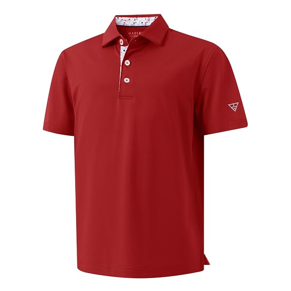 M MAELREG Boys Polo Shirt Youth Short Sleeve Performance Clothes Dry Fit Stretch Active Casual Collared Kids Golf Shirts