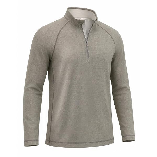 M MAELREG Quarter Zip Pullover Men Running Shirt Long Sleeve Golf Shirts