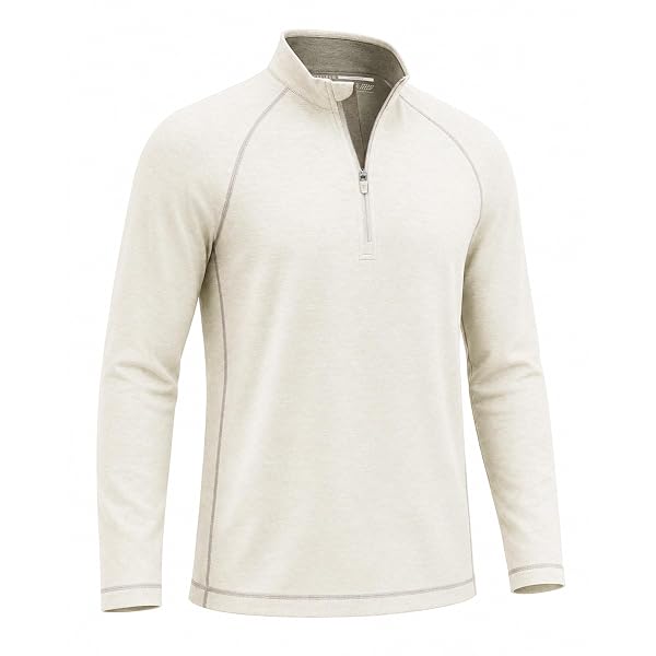 M MAELREG Quarter Zip Pullover Men Running Shirt Long Sleeve Golf Shirts