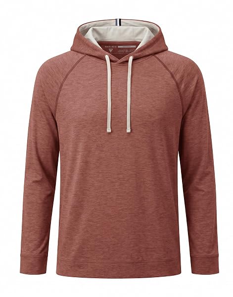 M MAELREG Hoodies for Men Lightweight Heather Golf Pullover Sweatshirt