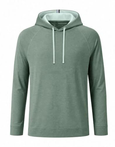 M MAELREG Hoodies for Men Lightweight Heather Golf Pullover Sweatshirt