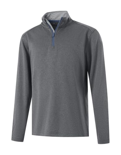 M MAELREG Boys Quarter Zip Pullover Mock Neck Midlayer Golf Kids Sweatshirt