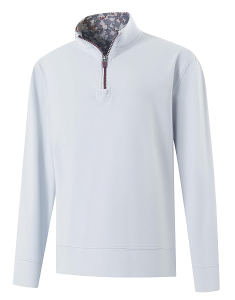 M MAELREG Boys Quarter Zip Pullover Solid Golf Youth Sweatshirt for Kids